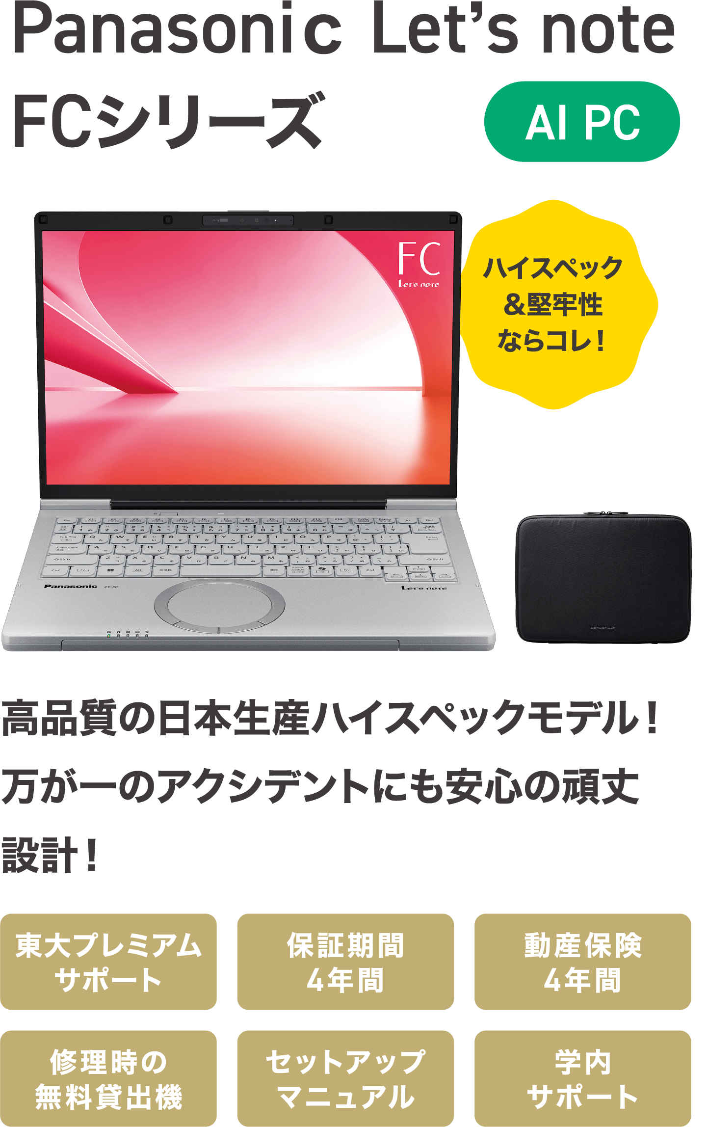Panasonic Let’s note FCシリーズ