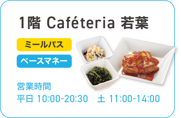 1階 Caféteria 若葉